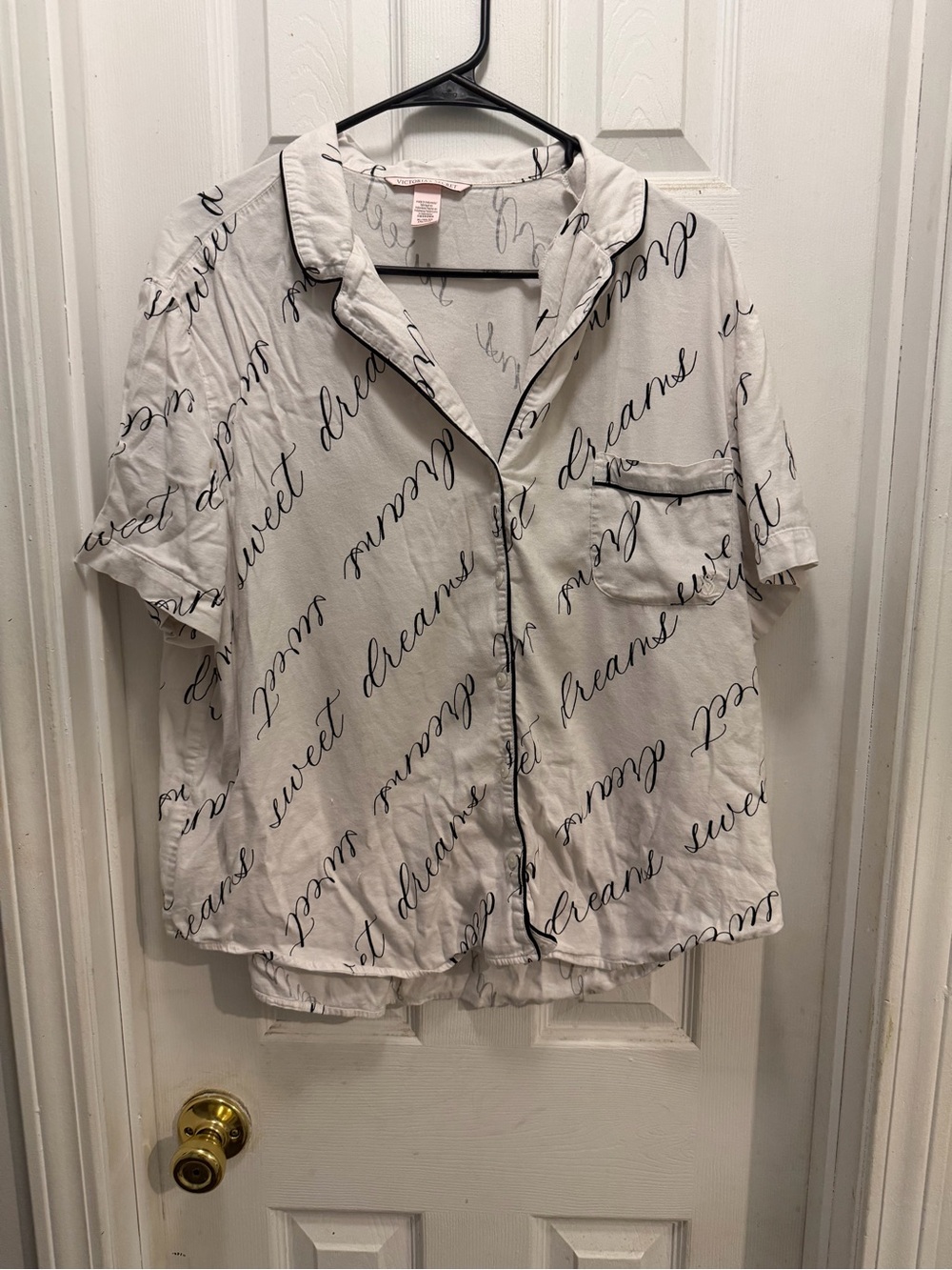 Victoria's Secret  pj set top and bottoms extra large
